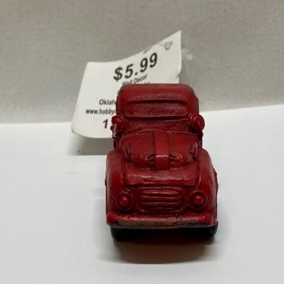 Vintage Drawer Pull Polyresin Red Truck Handle Cabinet Door Dresser Knob NWT - Picture 5 of 10